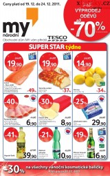 Tesco aktuln letk, strana 1 