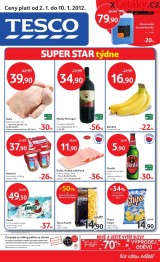 Tesco letk, strana 1 