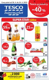Tesco aktuln letk, strana 1 