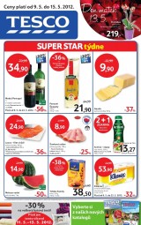 Tesco aktuln letk, strana 1 