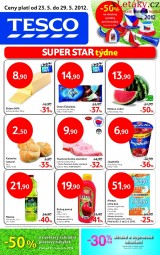 Tesco aktuln letk, strana 1 