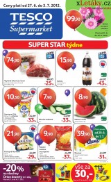 Tesco aktuln letk, strana 1 