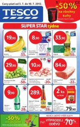 Tesco aktuln letk, strana 1 