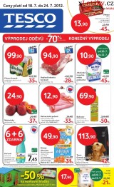 Tesco aktuln letk, strana 1 