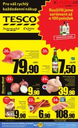 Tesco aktuln letk, strana 1 