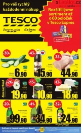 Tesco aktuln letk, strana 1 