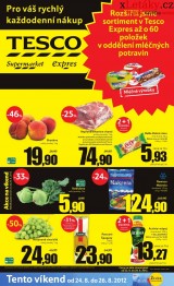Tesco - expres aktuln letk, strana 1 