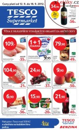 Tesco - supermarket aktuln letk, strana 1 
