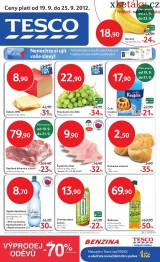 Tesco aktuln letk, strana 1 
