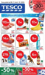 Tesco aktuln letk, strana 1 